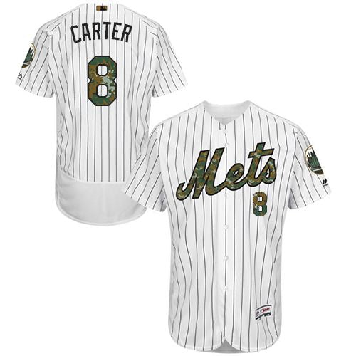 Gary Carter New York Mets white Authentic jersey