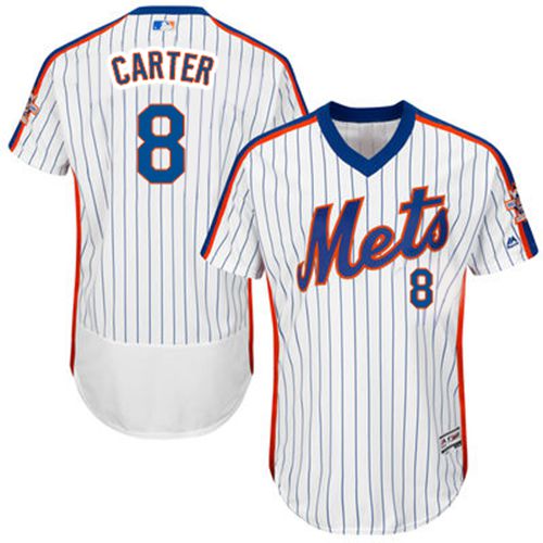 Gary Carter New York Mets white Authentic jersey