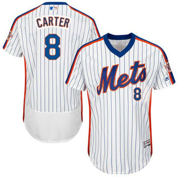 Gary Carter New York Mets white Authentic jersey
