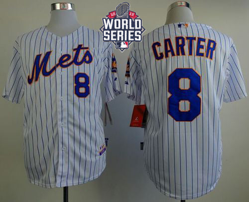 Gary Carter New York Mets white Home jersey