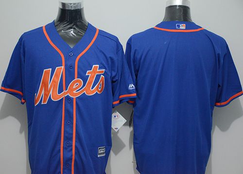 Custom New York Mets blue Alternate jersey