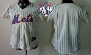 Custom New York Mets cream Fashion jersey