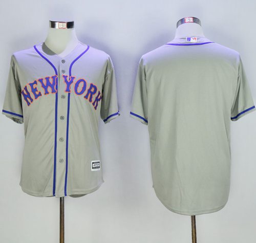 Custom New York Mets grey jersey