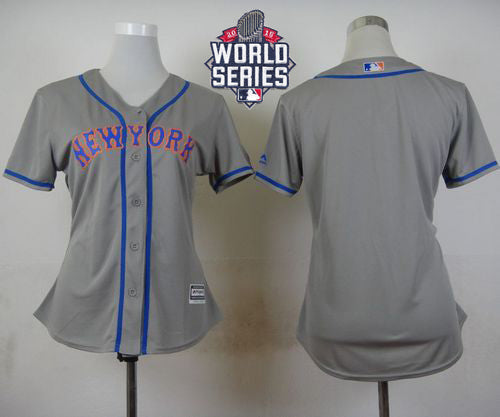 Custom New York Mets grey Road jersey