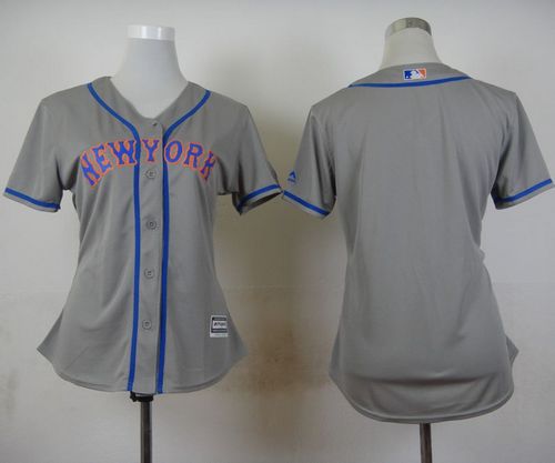 Custom New York Mets grey Road jersey