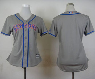 Custom New York Mets grey Road jersey