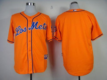 Custom New York Mets orange jersey