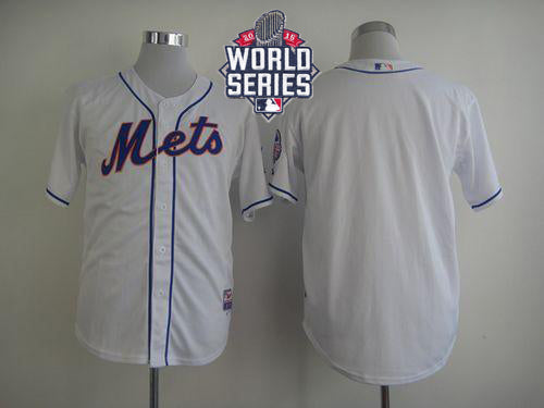 Custom New York Mets white jersey