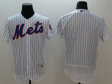 Custom New York Mets white Authentic jersey