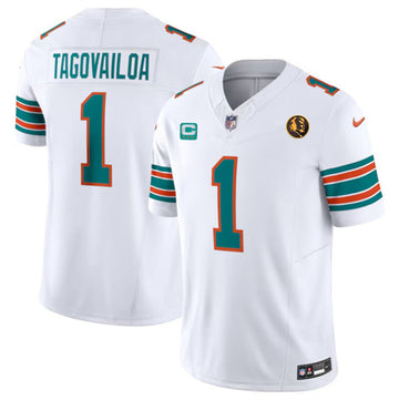 Tua Tagovailoa Miami Dolphins white Alternate jersey