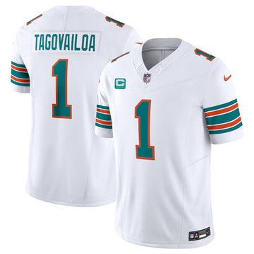 Tua Tagovailoa Miami Dolphins white Alternate jersey