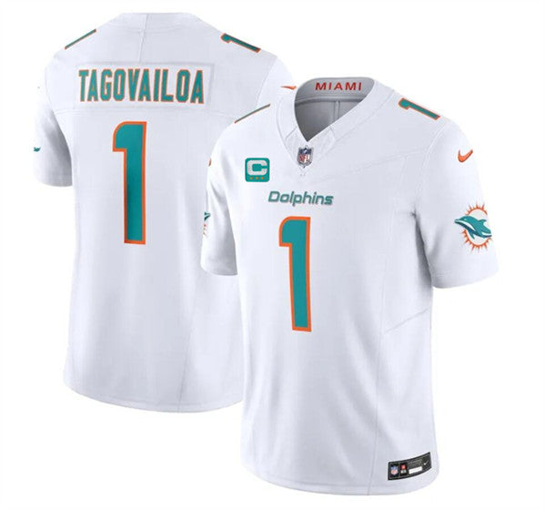 Tua Tagovailoa Miami Dolphins white jersey