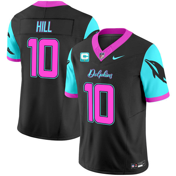 Tyreek Hill Miami Dolphins black jersey