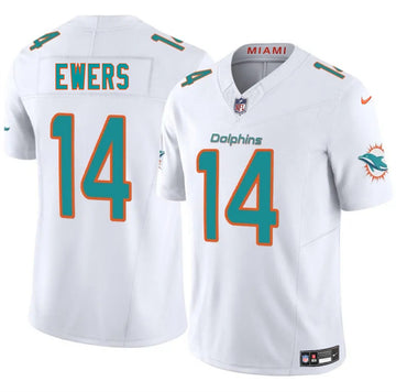 Quinn Ewers Miami Dolphins white jersey