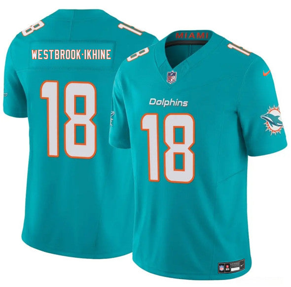 Nick Westbrook-Ikhine Miami Dolphins aqua FUSE jersey