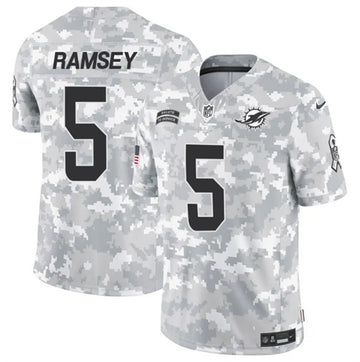 Jalen Ramsey Arctic Miami Dolphins camo Salute To Service jersey