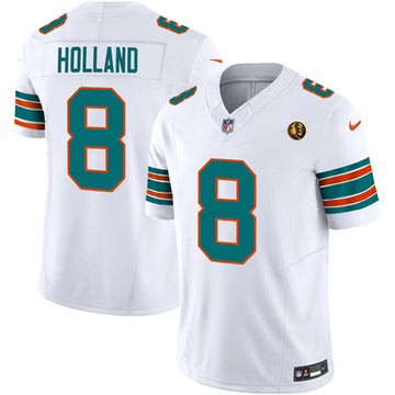 Jevon Holland Miami Dolphins white Alternate jersey