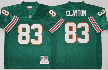 Mark Clayton Miami Dolphins aqua Throwback jersey