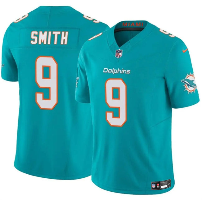 Jonnu Smith Miami Dolphins aqua jersey