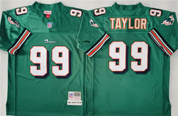 Jason Taylor Miami Dolphins aqua Throwback jersey