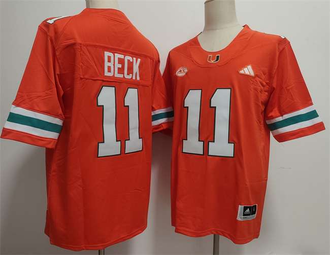 Carson Beck Miami Hurricanes orange jersey