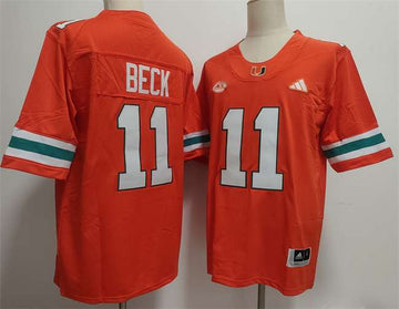 Carson Beck Miami Hurricanes orange jersey