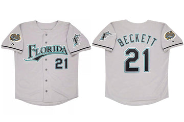 Custom Miami Marlins gray jersey