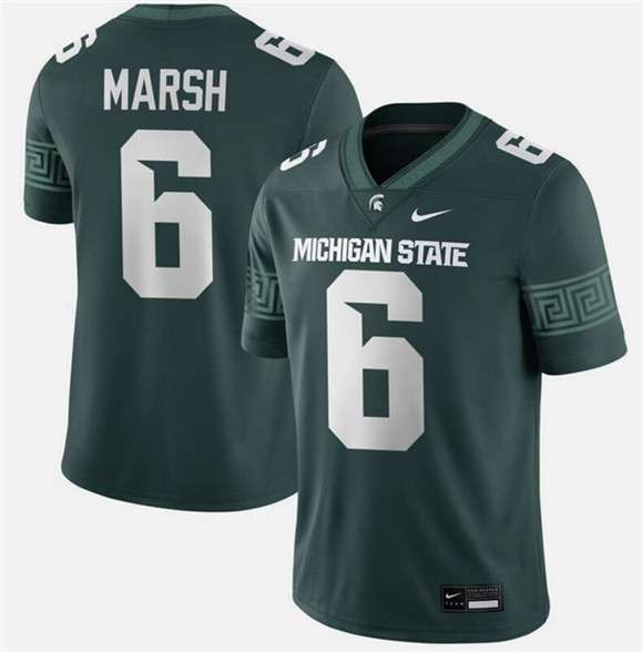 Nick Marsh Michigan State Spartans green jersey