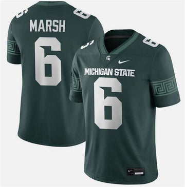 Nick Marsh Michigan State Spartans green jersey
