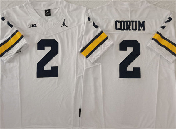 Blake Corum Michigan Wolverines white jersey