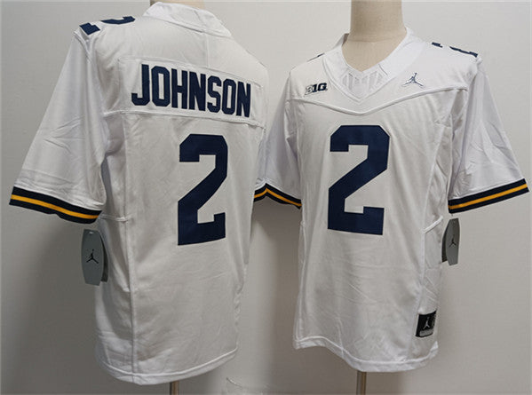 Will Johnson Michigan Wolverines white jersey