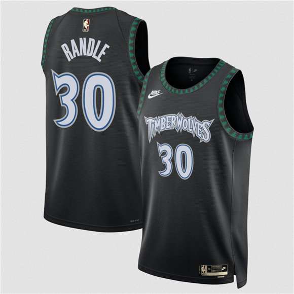 Julius Randle Minnesota Timberwolves black Classic jersey