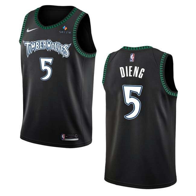 Custom Minnesota Timberwolves black Classic jersey