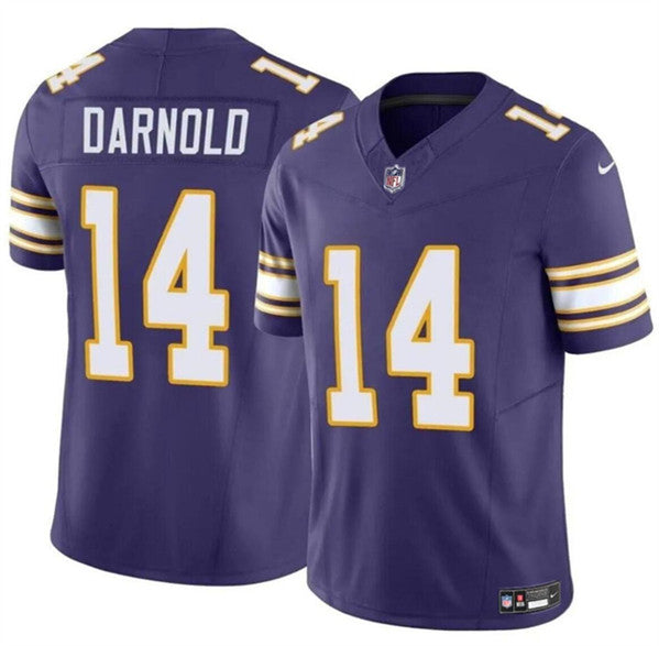 Sam Darnold Minnesota Vikings purple Throwback jersey