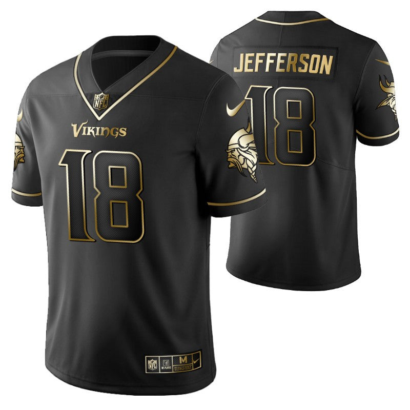 Justin Jefferson Minnesota Vikings black jersey