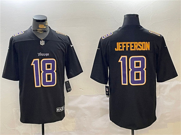 Justin Jefferson Minnesota Vikings black jersey
