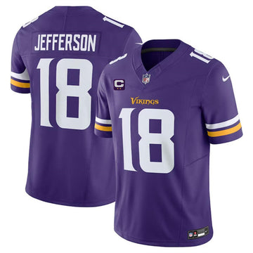 Justin Jefferson Minnesota Vikings purple jersey