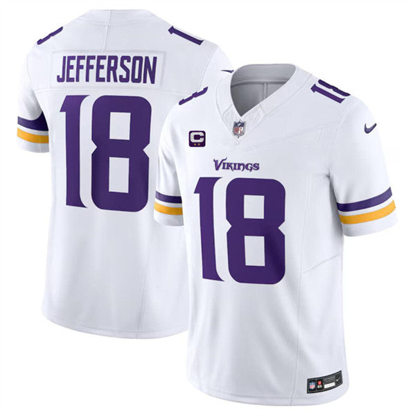 Justin Jefferson Minnesota Vikings white jersey