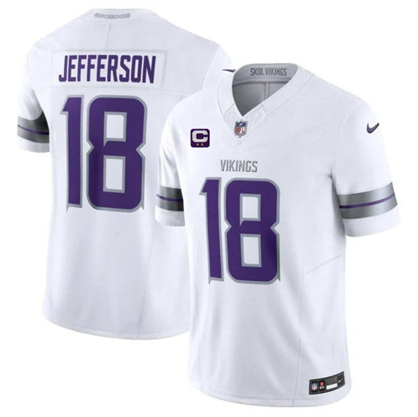 Justin Jefferson Minnesota Vikings white jersey