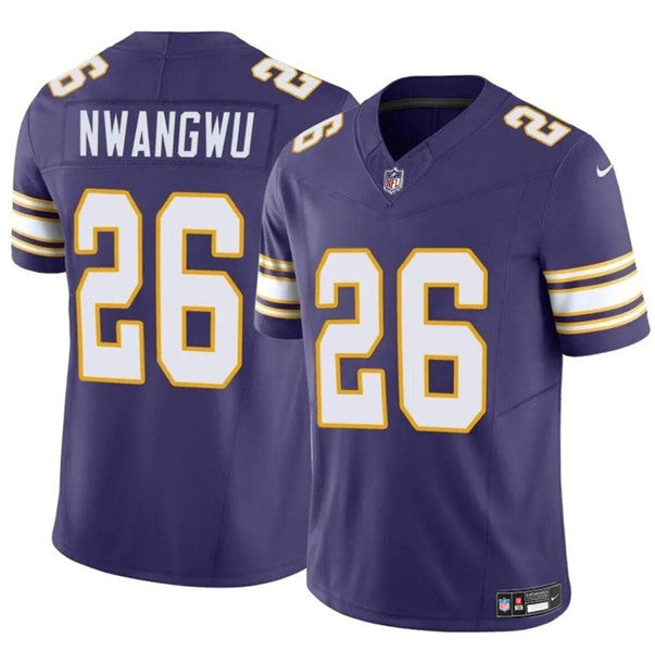 Kene Nwangwu Minnesota Vikings purple Throwback jersey
