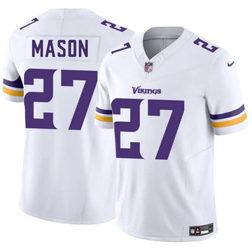 Jordan Mason Minnesota Vikings white FUSE jersey