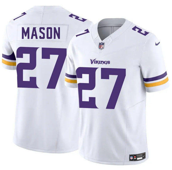 Jordan Mason Minnesota Vikings white jersey