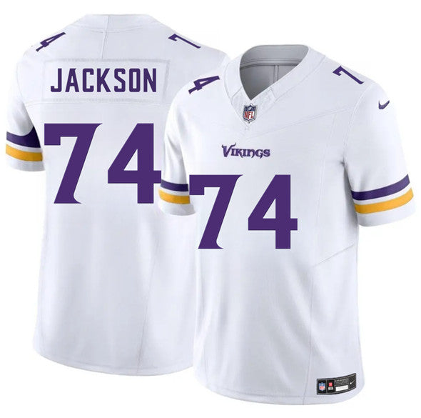 Donovan Jackson Minnesota Vikings white jersey