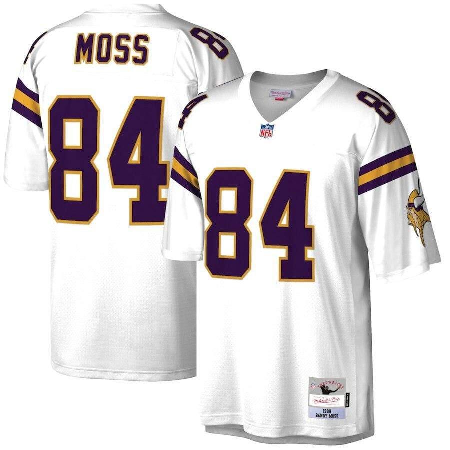 Randy Moss Minnesota Vikings white jersey