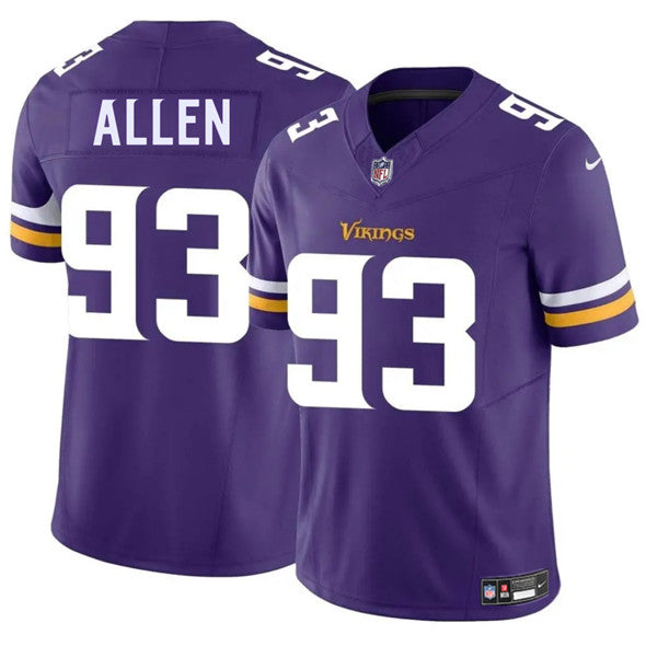 Jonathan Allen Minnesota Vikings purple FUSE jersey