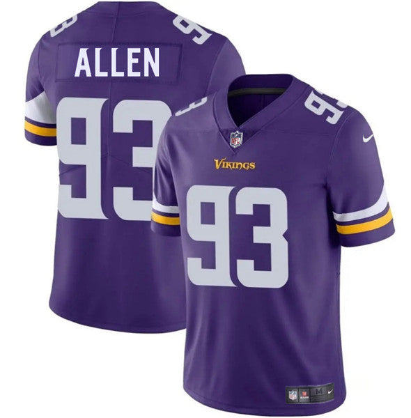Jonathan Allen Minnesota Vikings purple jersey