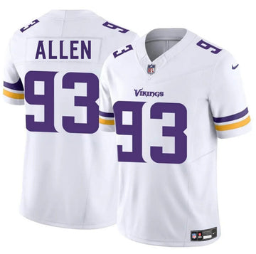 Jonathan Allen Minnesota Vikings white FUSE jersey