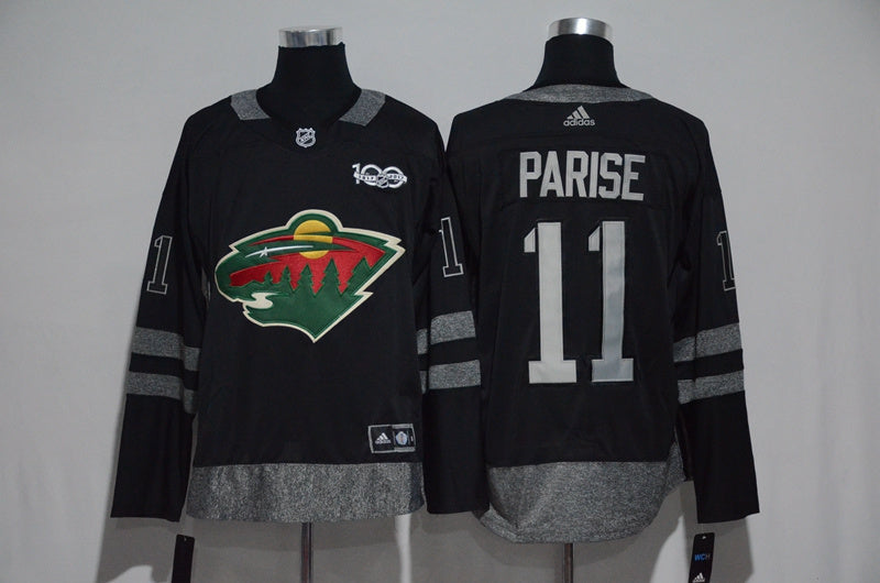 Zach Parise Minnesota Wild black jersey