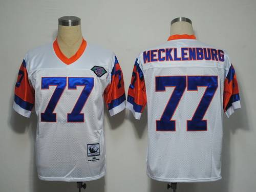 Karl Mecklenburg Denver Broncos white Throwback jersey