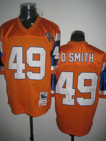 Dennis Smith Denver Broncos orange Throwback jersey